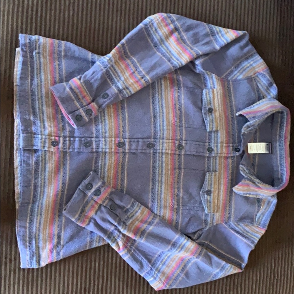 Patagonia Women's Long-Sleeved Flannel Shirt.
